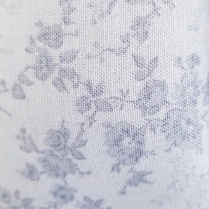 closeup of lavender floral print on heat wrap