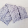 small heat wrap lavender floral print with 2 channels sewn in