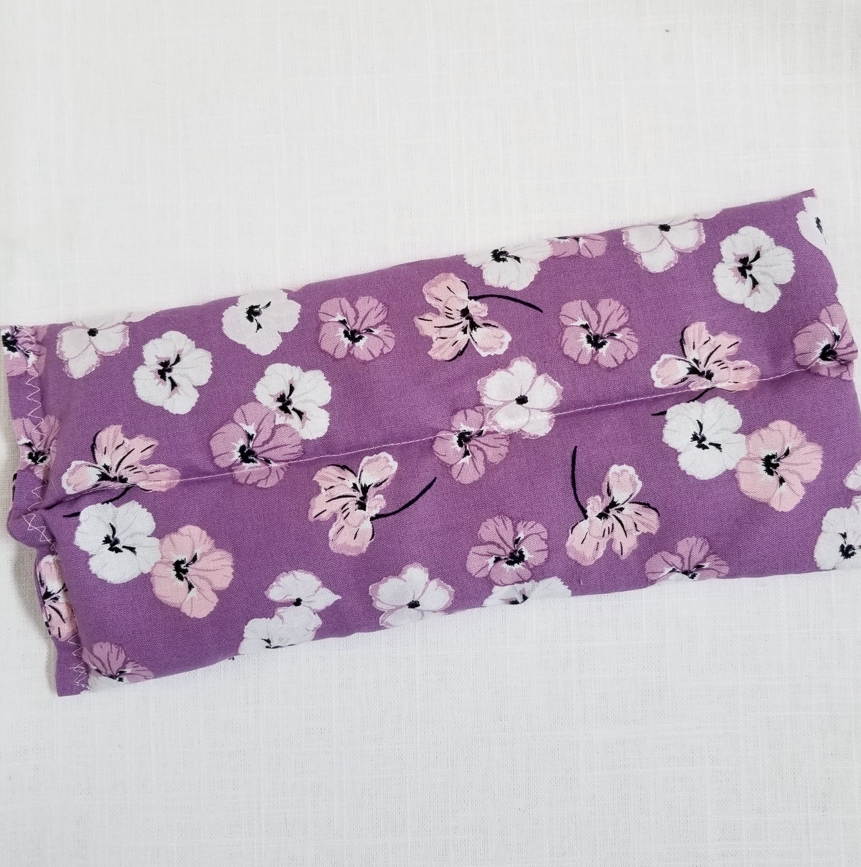 purple pansy small heat pack shown flat