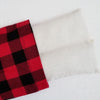 Medium Lavender Heat Wrap - Flannel Cover, 6" x 14", 22 oz., Red & Black Check