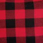 Medium Lavender Heat Wrap - Flannel Cover, 6" x 14", 22 oz., Red & Black Check
