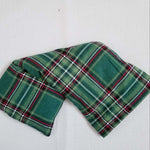 Medium Lavender Heat Wrap - Flannel Cover, 6" x 14", 22 oz., Green & Red Plaid