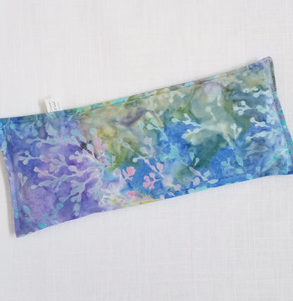 Weighted Eucalyptus Aromatherapy Eye Pillow -  Soft Rainbow Batik