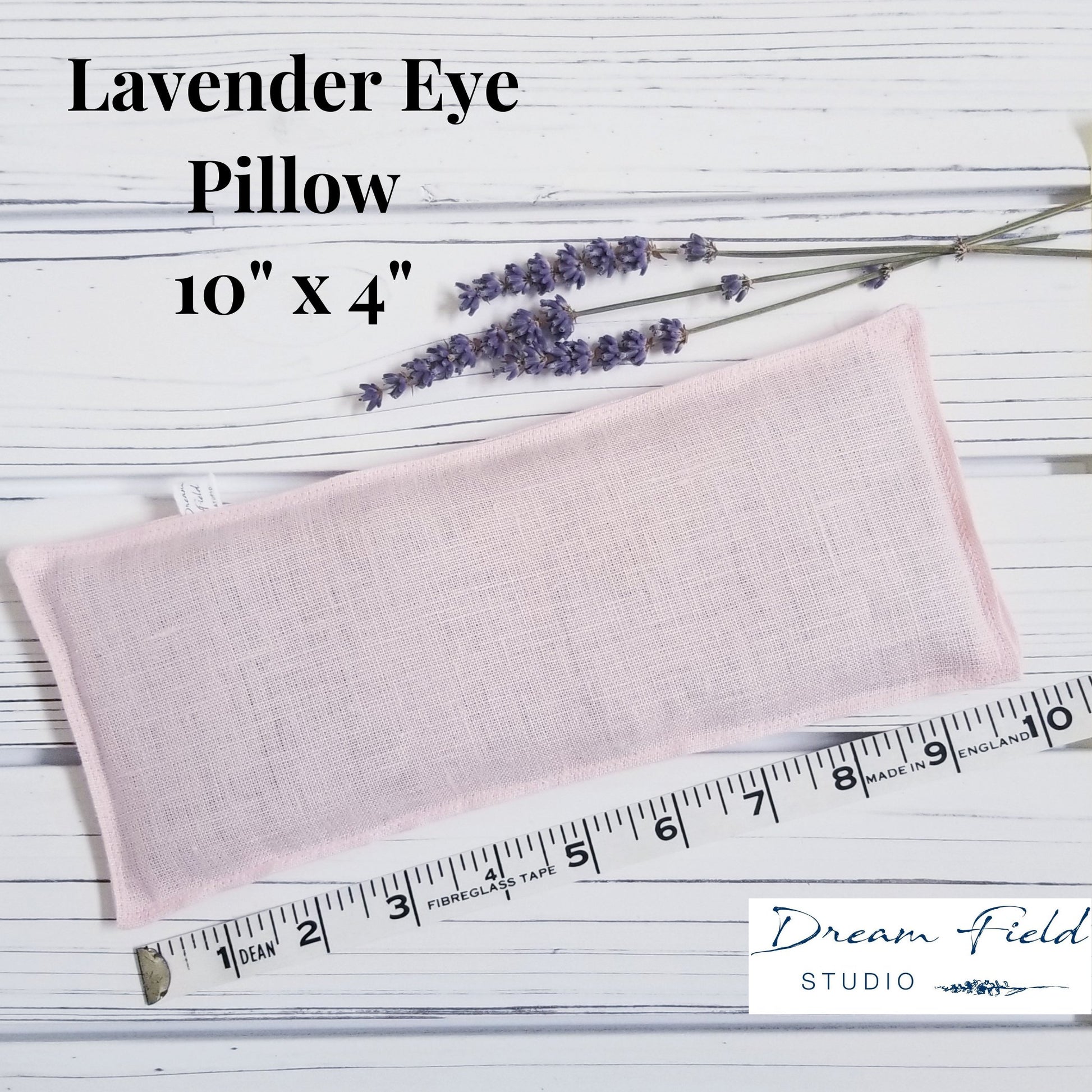 Lavender Eye PIllow 10" x 4" Size Specificaitons