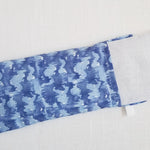 organic cotton eye pillow cover and inner muslin bag white