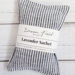 Trio of Linen Lavender Sachets with Organic Lavender - Neutral Shades